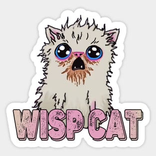 Cute And Beautiful Wisp Cat Sticker